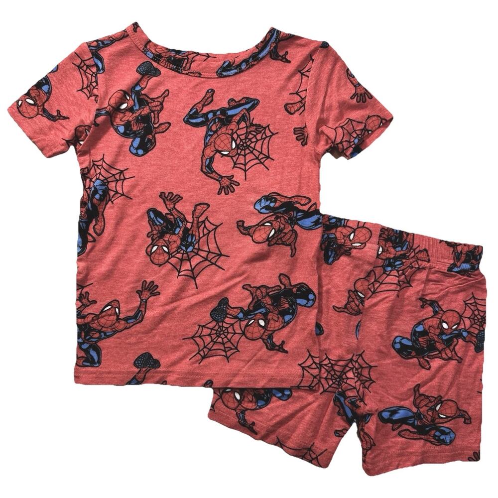 Spider-Man Toddler 2PC Soft Knit Set Top & Shorts NWT - Sz 3T